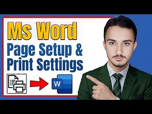 MS Word Page Setup Tutorial ✅