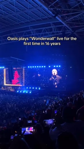 Variety on Instagram: "#Oasis reunites to play “Wonderwall” live for the first time in 16 years, marking a major moment since their split."