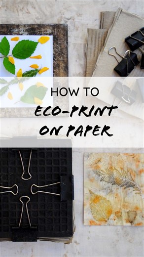 LOUISE UPSHALL | ECO-PRINTS & NATURAL DYE on Instagram: "I’ve created a free mini book about ‘Paper Eco-Print Projects’, with 3 tutorials for you to try, and some examples of plants I love using on paper. Comment PROJECTS and I’ll send you the link to get it. 🌸 3 reasons why I love eco-printing on paper: 🌿 You can try most types of plants and paper, and something will happen. 🌿 If you aren’t using a mordant, it can safely be done with even the tiniest helper (although you