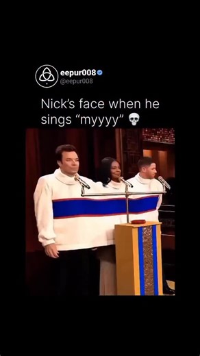 eepur008 on Instagram: "Jimmy Fallon’s Triple Thru-et Challenge: Backstreet Boys Chaos Edition😂🎤 In this legendary Tonight Show segment, Jimmy Fallon revives his iconic “Triple Thru-et” bit by cramming himself and two Backstreet Boys-Nick Carter and AJ McLean-into one massively oversized t-shirt. The trio pops three heads through the neck hole like a chaotic human centipede, arms flailing for mic space, bodies awkwardly synced as they attempt a harmonious rendition of “I Want It That Way” desi