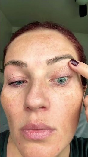 Tinting Eyelashes using RefectoCil Tint Before & After #eyelashes #lashes #shorts #ресницы