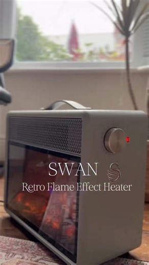 Rayne Muse | Cold days just got a retro glow ❄️ This 1.8kW Retro Flame Effect Heater keeps your space warm while adding that cozy fireplace vibe 🧡... | Instagram