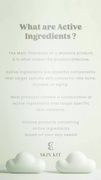 What are active Ingredients ? 🤔