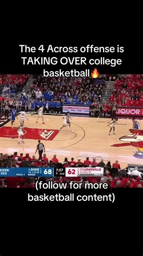 The Rise of the 4 Across Offense in College Basketball