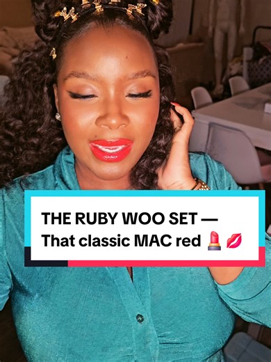 The red lipstick that never goes out of style from the one and only MAC Cosmetics💄💋! Ruby Woo liner Ruby Woo matte lipstick Ruby will plump her… the full MAC red lip combo in one set✏️💄💦💋. Grab it while it's still affordable and still available💋. ... #fyp #abbydames #macrubywoo #rubywoo #maclipstick mac ruby woo lipstick, mac ruby woo set, mac ruby woo combo, mac ruby woo lip liner, mac squirt plumping gloss stick heat sensor, mac everyday lip trio, mac red lipstick set, ruby woo matte lip