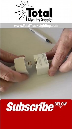 How to Install a Track Light into a Track Extension Rod #shorts #tracklighting #howto #install