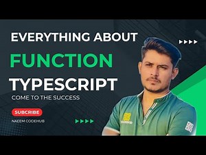 Complete function in one video | Mastering Functions in TypeScript