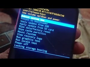 Comment réinitialiser un samsung A10 - A20 - A23 - A53