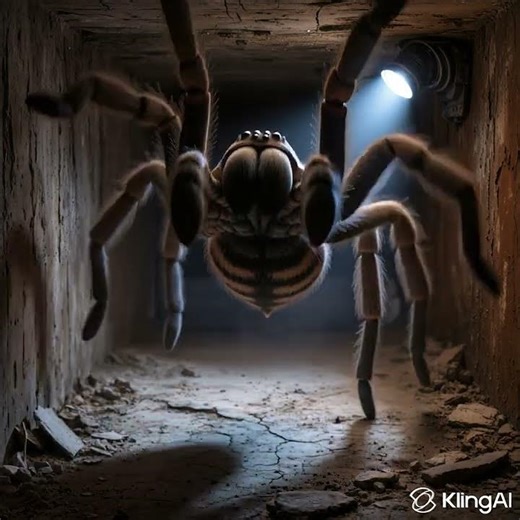 Giant Spider Falls from the Basement! 🕷️😱