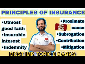 Principles of Insurance | Insurance Principles | Class 11 Business studies chapter 4