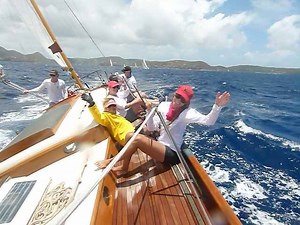 2.3K views · 105 reactions | Epic day out racing on recent Classic Boat Award winner Mah Jong and her great crew at Antigua Classic Yacht Regatta | Classic Boat | Facebook
