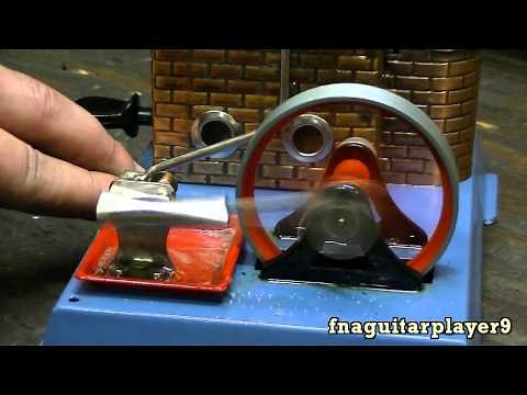 Starting and Running a Wilesco D6 Model Steam Engine (how to start)