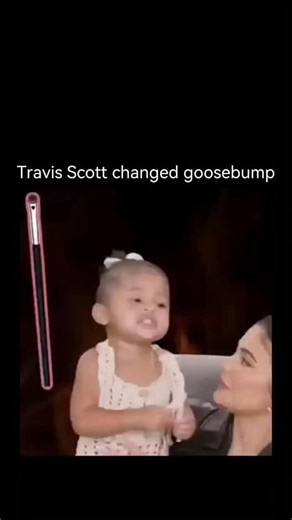 ExploringPop on Instagram: "During a live performance, Travis Scott melted hearts when he subtly changed the lyrics of his hit song “goosebumps” to honor his daughter Stormi, replacing the original line with her name as she watched nearby. The moment instantly went viral, showing a softer, deeply emotional side of the rapper-less superstar, more proud dad-proving that no matter how hype the crowd or how big the stage,Stormi is always at the center of his world."