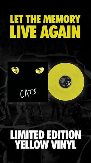 The Original London Cast Recording from CATS is back 💛