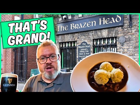 I Review DUBLIN'S OLDEST PUB! Beef and GUINNESS!