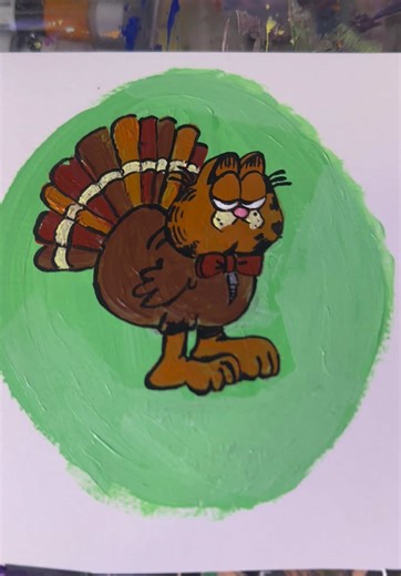 #garfield #turkey #thanksgiving #thanks #garfieldandfriends