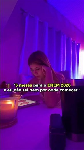Oq estudar faltando 5 meses para o enem 😳