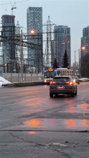 TTC Bus Near Kipling Station February 12, 2026 #truckingjobs #truck #trucking