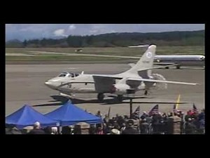 Douglas A-3 Skywarrior fly-in to NAS Whidbey Island (Original Quality)