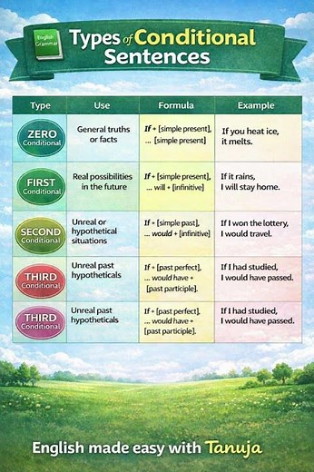 Conditional Sentences Explained Simply