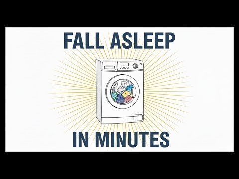 Washing Machine Humming to Help You Sleep - 8 Hours to Keep You Asleep! | White Noise to Relax