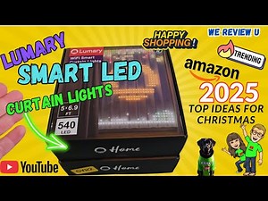 LUMARY SMART LED CURTAIN LIGHTS 5X6.9 FT