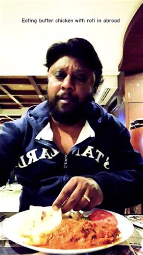 #shorts | Eating butter chicken with roti | #butterchicken | #chicken | #foodshorts | #foodlover