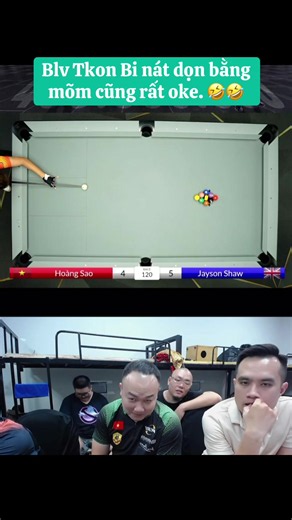 Tkon phân tích. Boss chửi. Kết hợp quá oke. 😆😆. #hoangsao #xuhuongtiktok #jaysonshaw #billiards #peripoolarenadanang