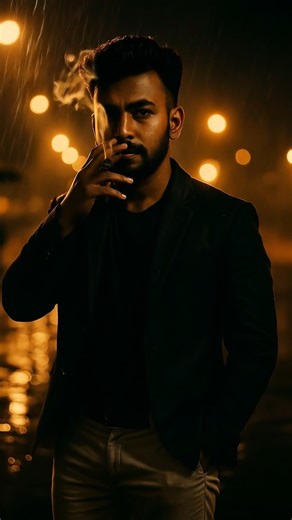 1. Open Google Flow Labs 2. Upload Your Image 3. Type the Prompt "(Scene starts - 0 to 3 seconds) (The image is shown static. In the background, the sound of rain and the soft noise of the city night can be heard. The light is dim and dim.) (3 to 6 seconds) (The video slowly zooms in on the man's face. An animation of light smoke coming out of the cigar in his hand can be added. His eyes show determination and mystery.) (6 to 8 seconds) (The video zooms out again slightly, the full frame of the 