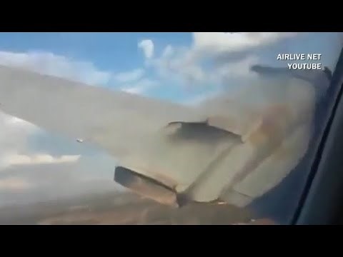 Final moments of fatal plane crash caught on camera by passenger