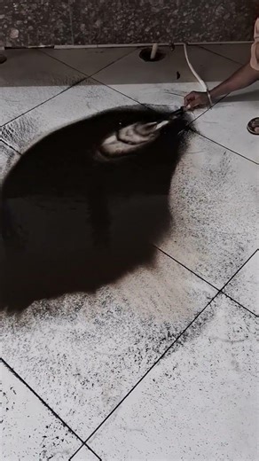 Water supply pipe line blockage open