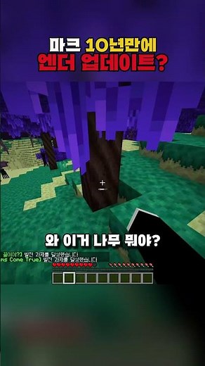 마크 드디어 엔더 업데이트?