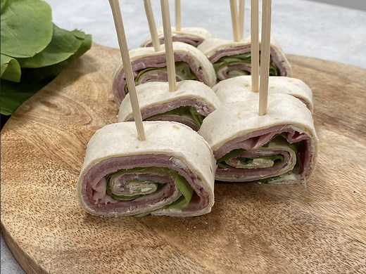 Roulé de jambon original pour apéro