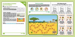 /l/ Articulation in Isolation Activity Pack