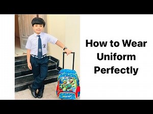 How to wear uniform correctly..It’s all about my Uniform..MES Indian School