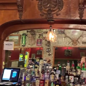 Incredibly ornate back bar and matching front bar at Pep’s in Big Sandy, Montana. Have a chat with Josh and you’ll learn some history as you enjoy your favorite beverage and lunch. | Central Montana