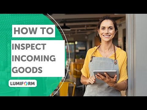 How to perform incoming goods inspections | Lumiform