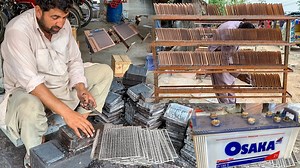 These Local Auto Electrician are Experts in Casting Lead Acid Battery Grid | Amazing_Things_Official