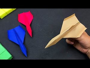 Realistic F-16 FIGHTER JET Origami - Amazing Flying / Step By Step Tutorial