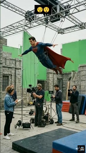 Superman Behind The Scenes 😱🦸‍♂️ | Real Flying Scene Truth | BTS Revealed 🔥