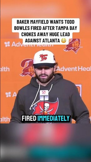 “Todd Bowles needs to be FIRED” - Baker Mayfield Postgame Interview - Falcons vs Buccaneers
