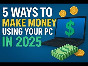 5 Ways to MAKE MONEY Using your PC in 2025!
