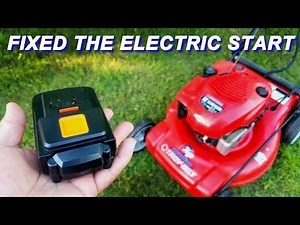 Fixing The Key Start On A Mower, Troy-Bilt