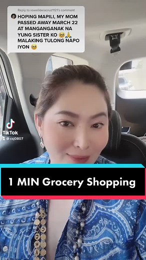 @rowelldelacruz1121 Congratulations to our 2nd winner of the 1 MIN GROCERY Shopping with me. Paki antay ang PM ko for our schedule. 😊❤️🙏 #fyp