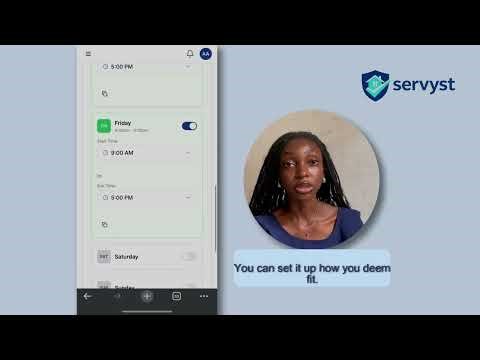 How to Set Your Availability on Servyst (Start Taking Bookings): Step-by-Step