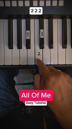 53K views · 651 reactions | All Of Me - John Legend (Easy Piano Tutorial) #pianotutorial #easypiano #pianolesson #pianocover | Waves Piano | Facebook