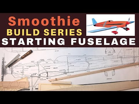 Balsa USA Smoothie RC Plane Kit Build No 12, Starting Fuselage