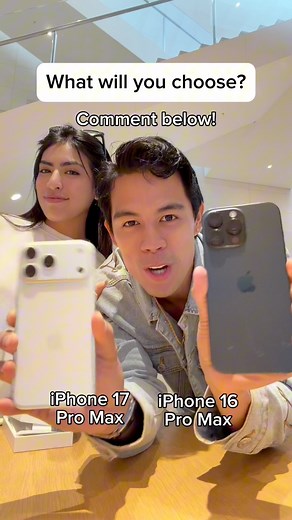 761K views · 4.2K reactions | iPhone 17 Pro Max or iPhone 16 Pro Max? Choose one and comment now ❤️ | Simon Javier | Facebook