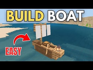 How To Build Boat in Minecraft (Easy)