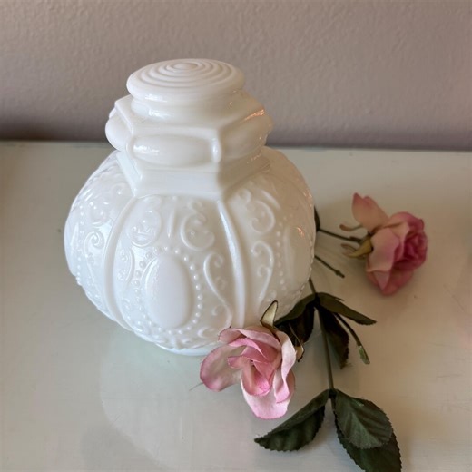 Vintage White Milk Glass Lamp Replacement Shade - Etsy